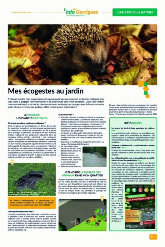 Je prends soin de ma biodiversité